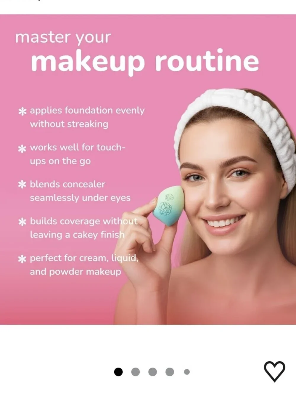 The Crème Shop x Disney Princess Ariel Blending Sponge Duo